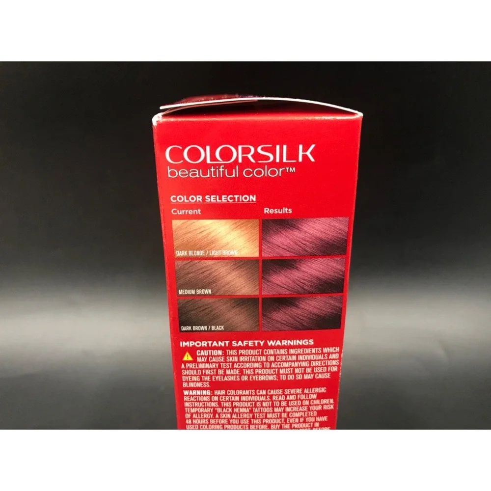 Revlon Color Silk with Bond Repair Complex, #48 Burgundy (Pack of 1)